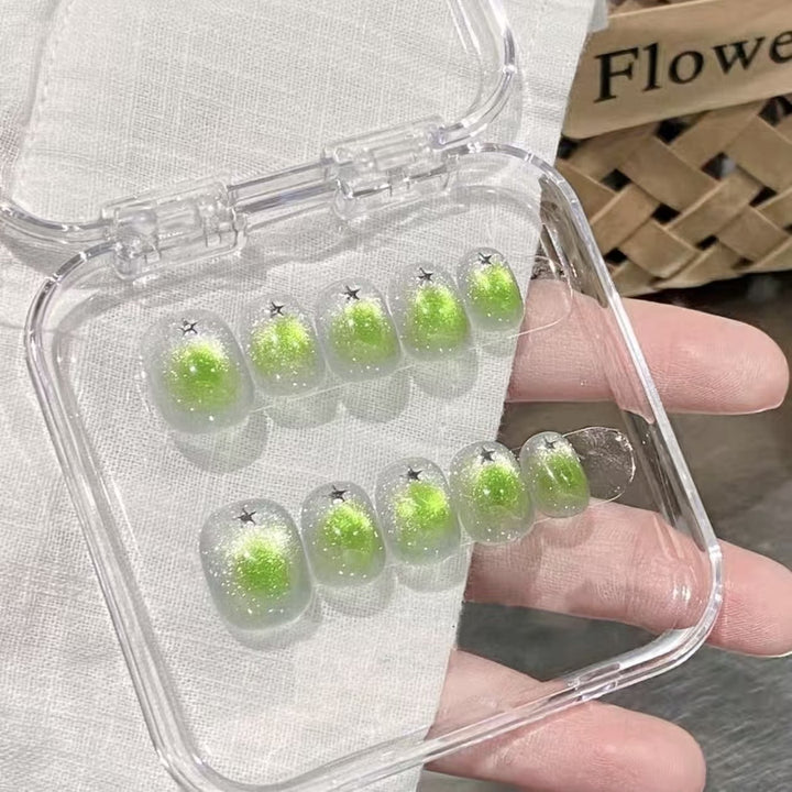 Floral Design Press-On Nails Kalsten