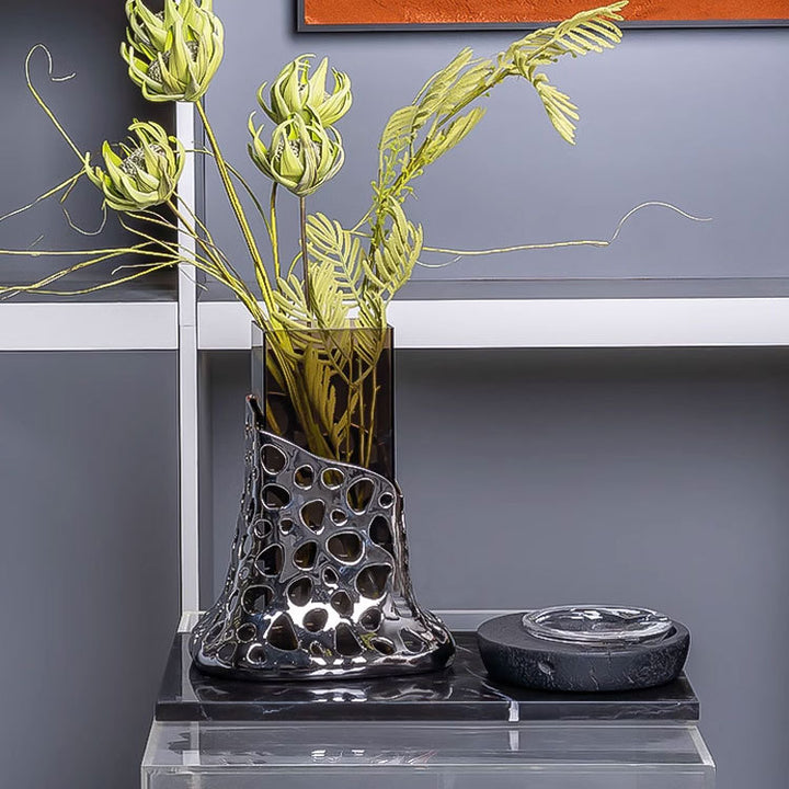 Sculptural Abstract Decorative Vase