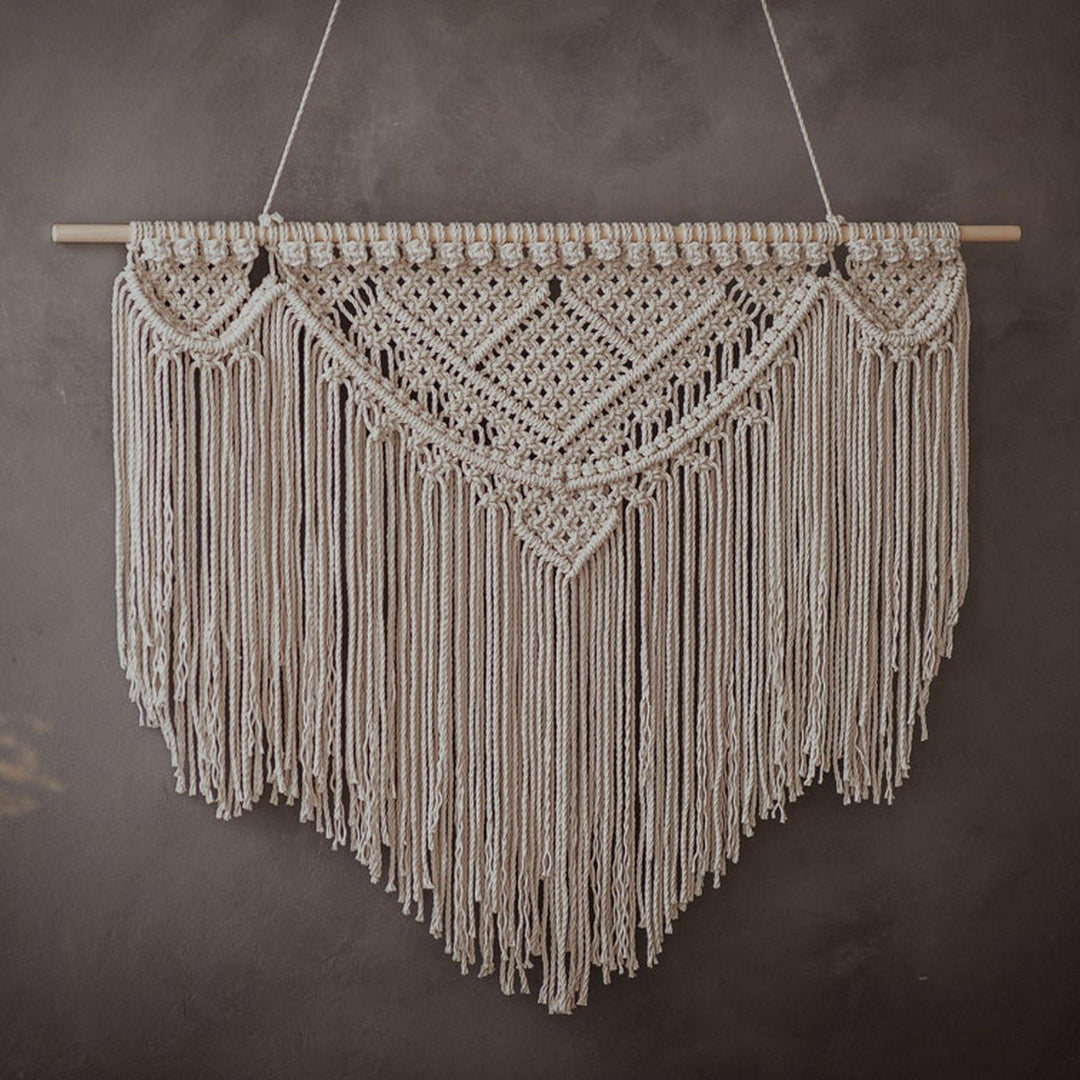 Macrame Wall Tapestry with Artistic Fringes Kalsten