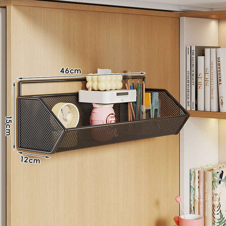 Clip-On Mesh Cabinet Edge Storage Basket Organizer