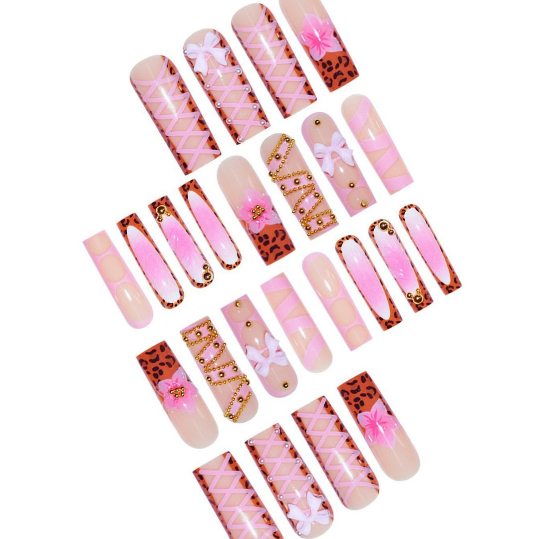 Decorative Press-On Nail Art Set Kalsten 1787368939