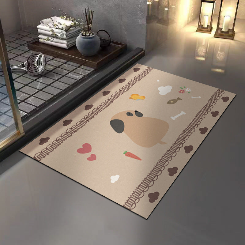 Playful Animal-Themed Bath Mat