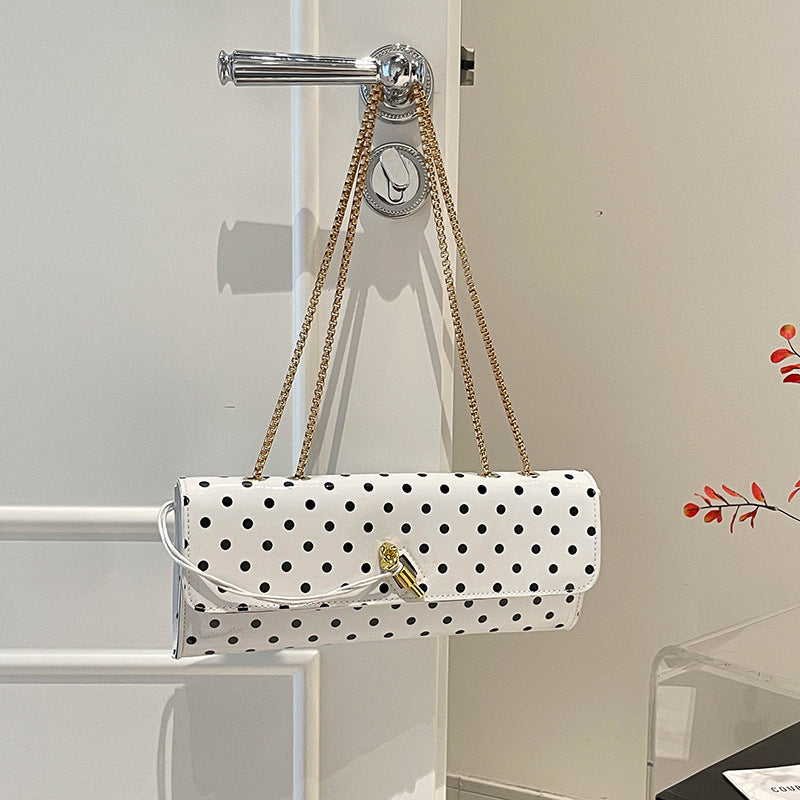 Chic Patent Leather Clutch
