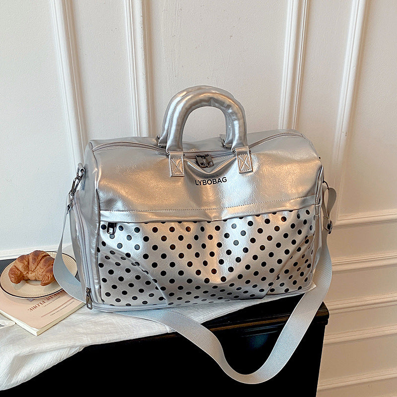 Stylish Polka Dot Travel Duffel Bag Kalsten