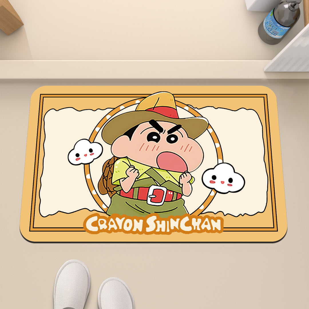 Cartoon Character Themed Bath Mat
