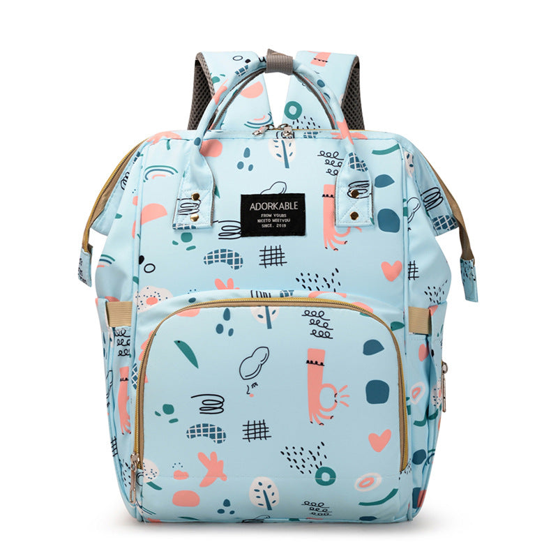 Vibrant Artistic Design Backpack Kalsten
