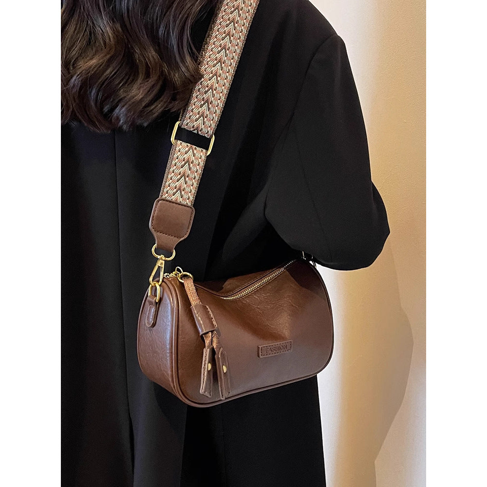 Elegant Zip-Closure Crossbody Bag Kalsten