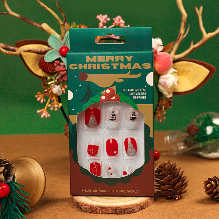 Festive nail art with Christmas motifs Kalsten