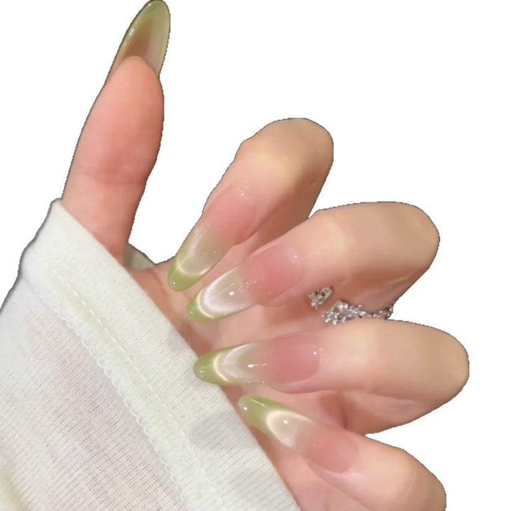 Ombre Almond-Shaped Press-On Nail Set Kalsten