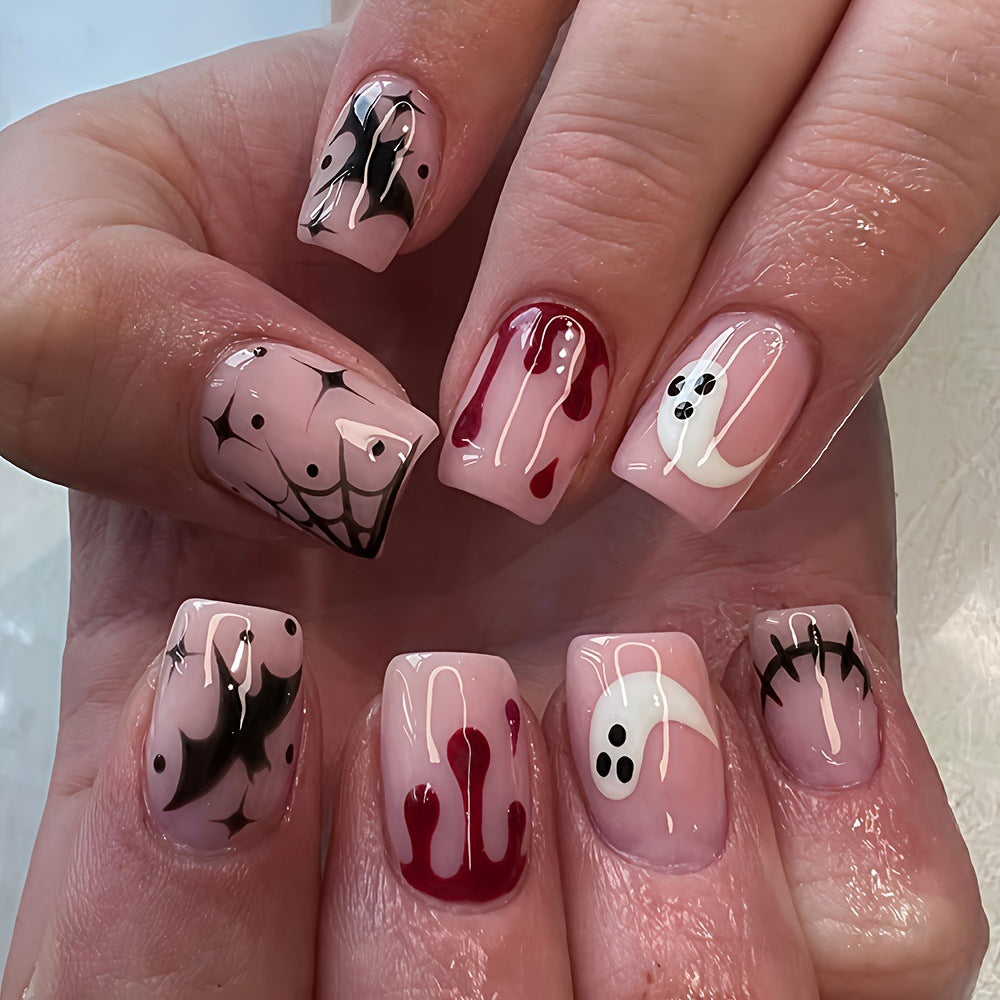 Artistic Halloween-Themed Nail Art Kalsten