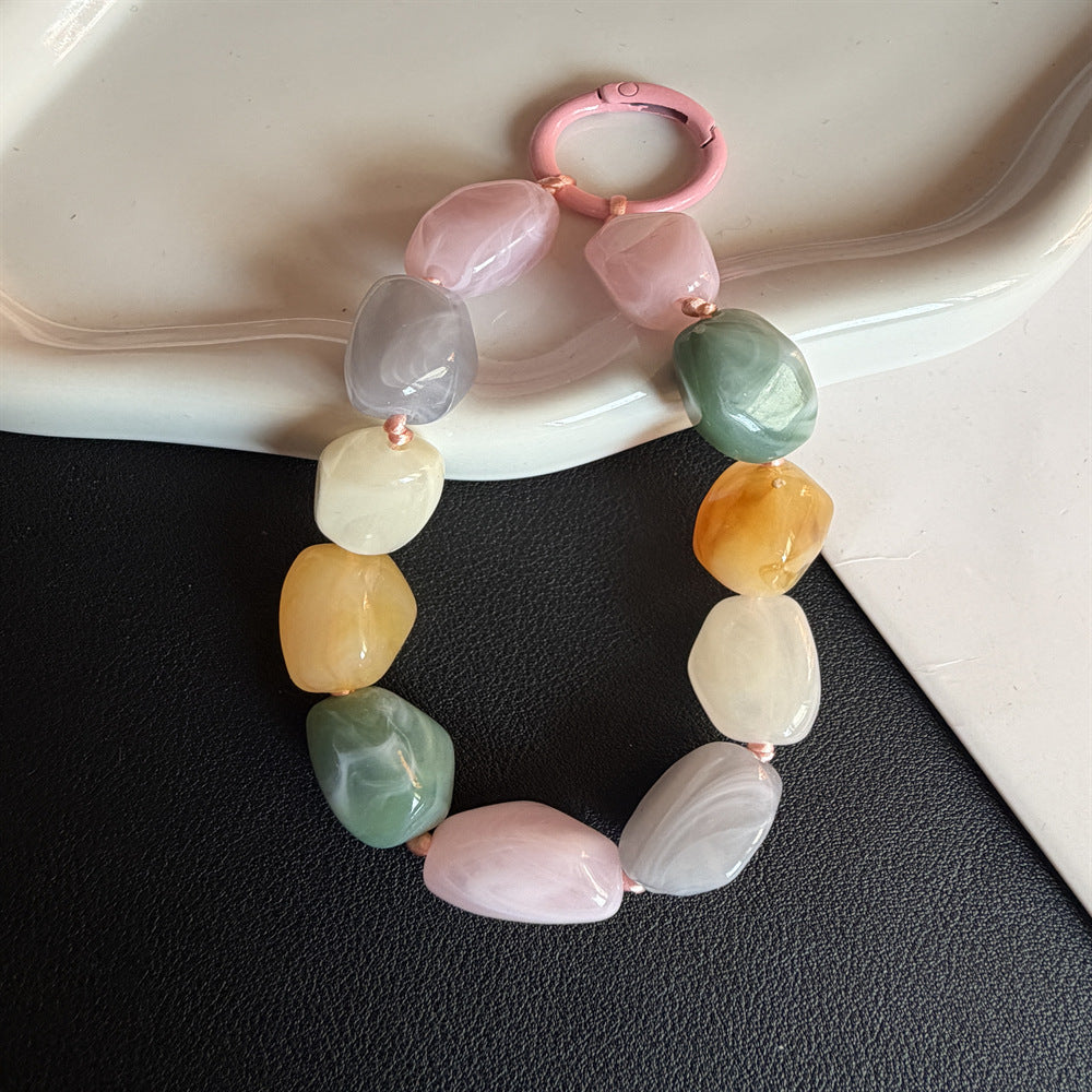 Handmade Beaded Charm Keychain Kalsten