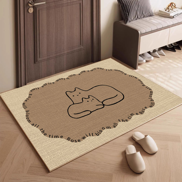 Geometric Pattern Entryway Mat