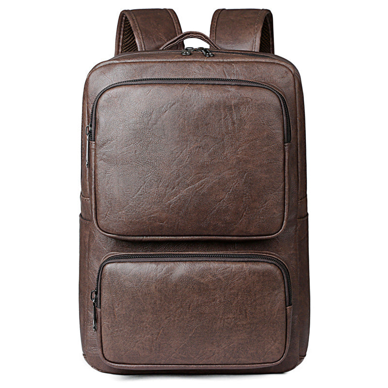 Premium Leather Business Laptop Backpack Kalsten