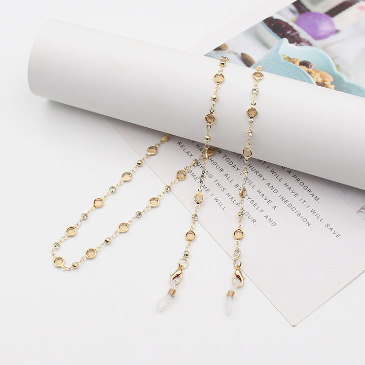 Stylish Gemstone-Linked Eyewear Chain Kalsten
