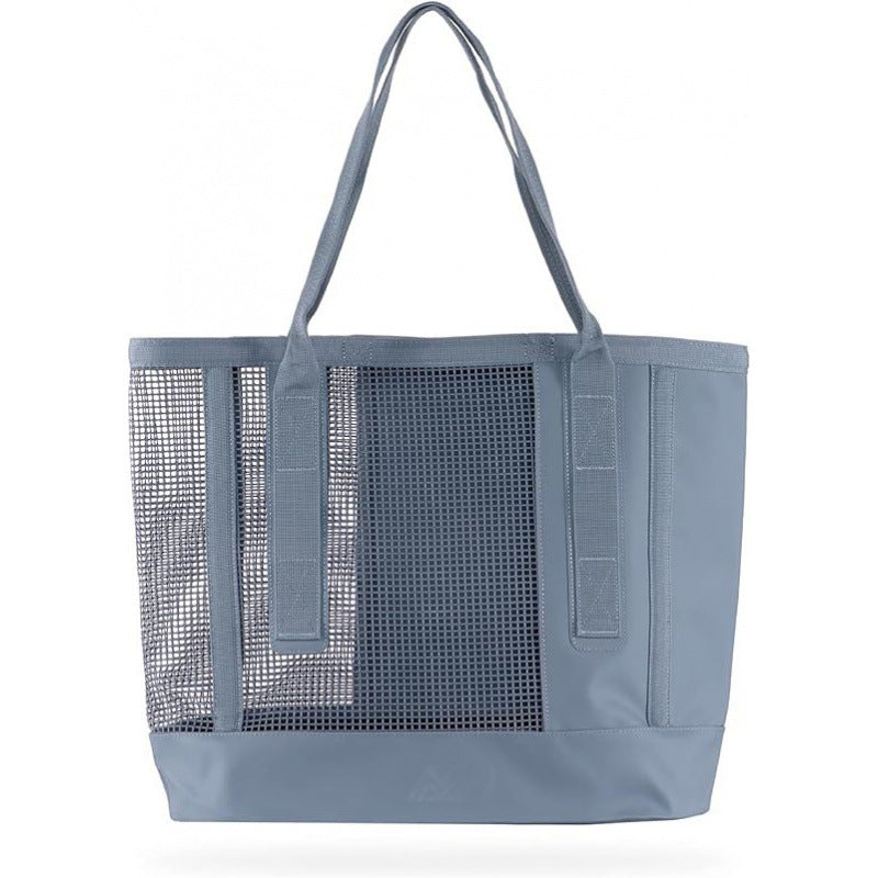 Spacious beach bag with breathable mesh area Kalsten