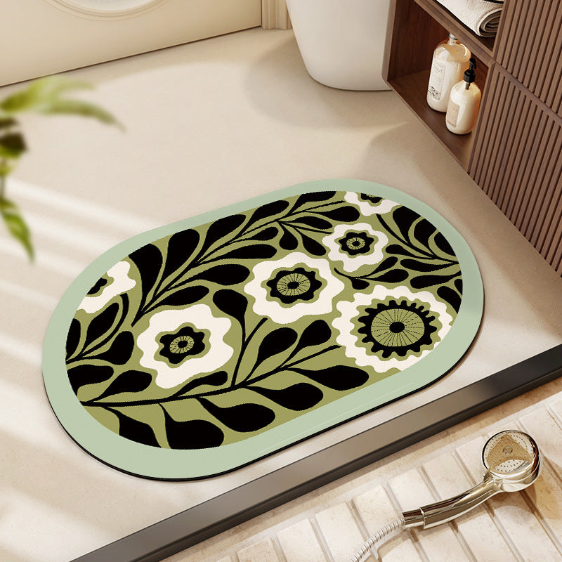 Floral Print Area Rug Kalsten