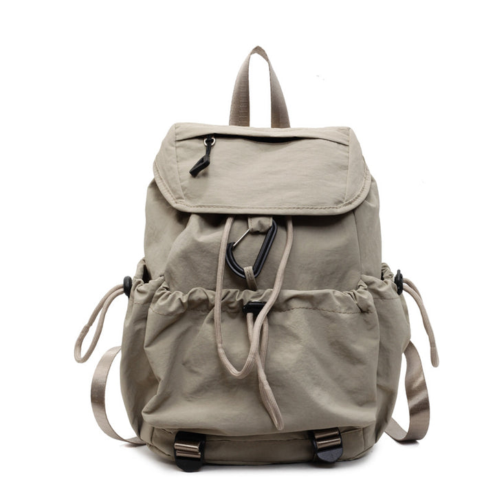 Leisure backpack with elastic drawstring and practical side pockets Kalsten