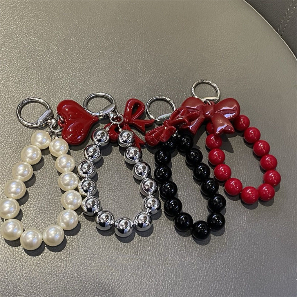 Elegant Pearl Charm Keychain Kalsten