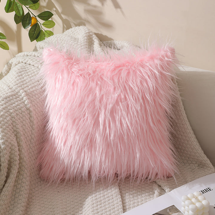 Textured Plush Accent Cushion
