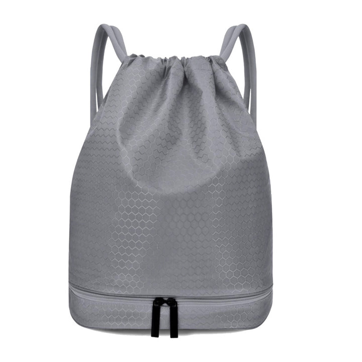 Lightweight Hexagonal Pattern Drawstring Backpack Kalsten