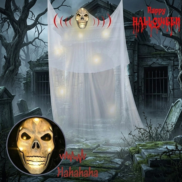 Animated Skull Wall Decoration Kalsten