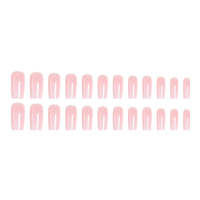 Elegant extension nails with ombre effect Kalsten