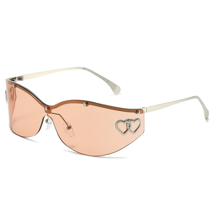 Fashion-Forward Avant-Garde Shield Sunglasses Kalsten