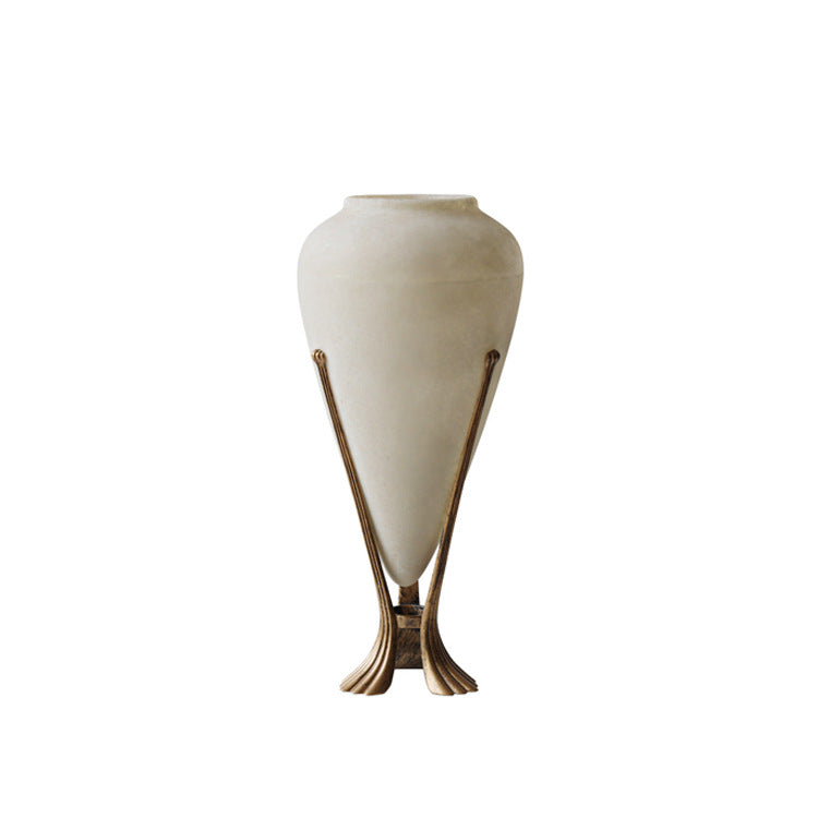 Elegant Stone Decorative Vase