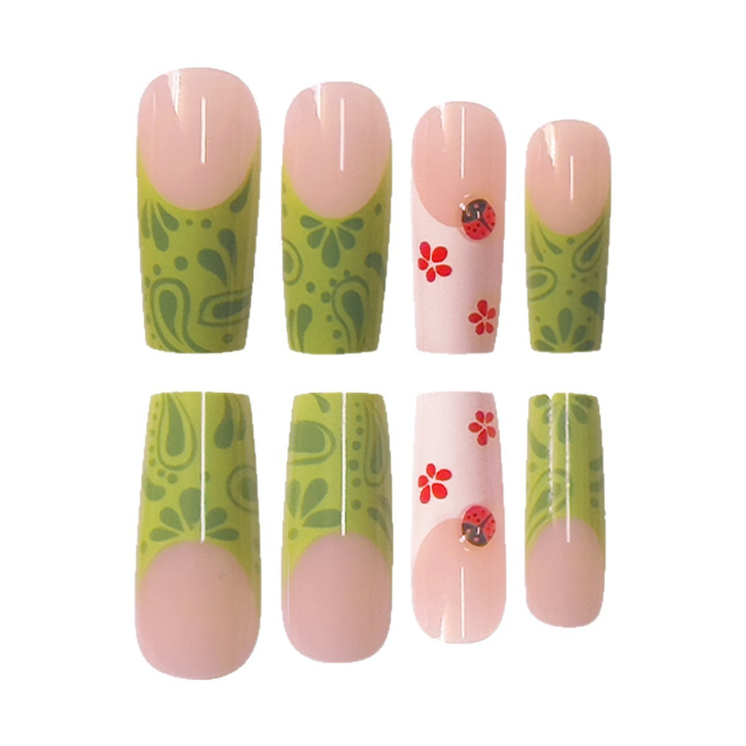 Creative Floral-Inspired Press-On Nail Extensions Kalsten