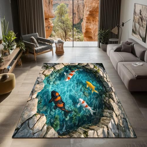 3D Optical Illusion Area Rug