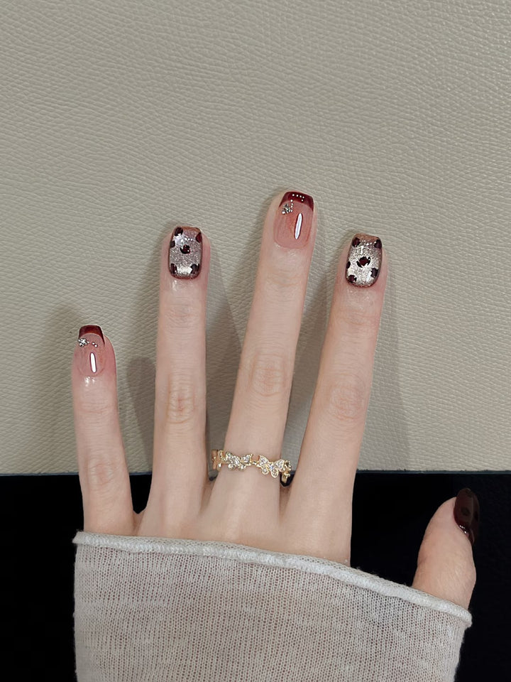 Artistic Floral Nail Art