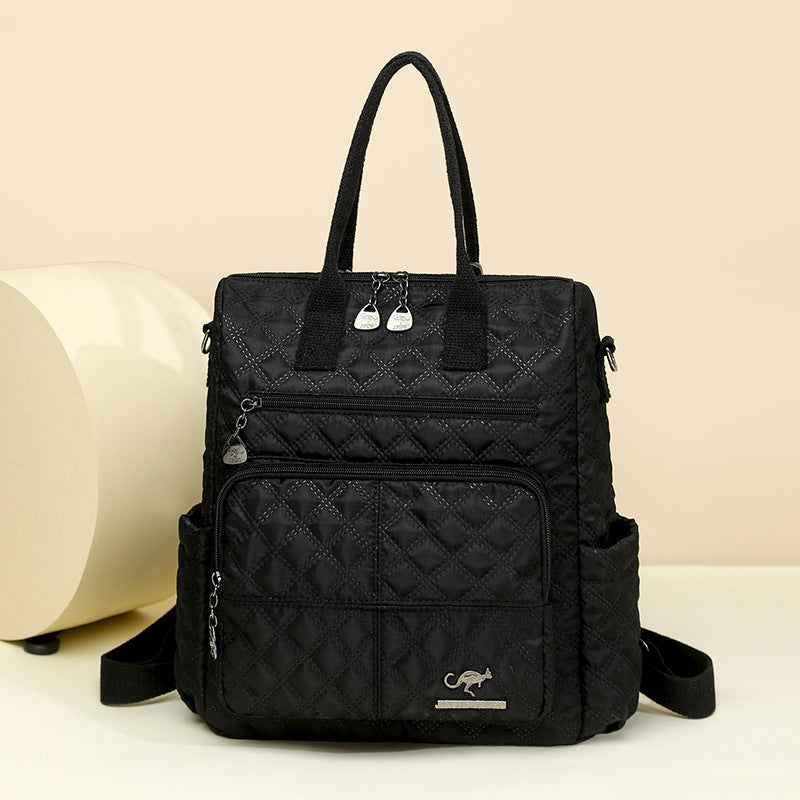 Quilted Multi-Functional Tote Backpack Kalsten