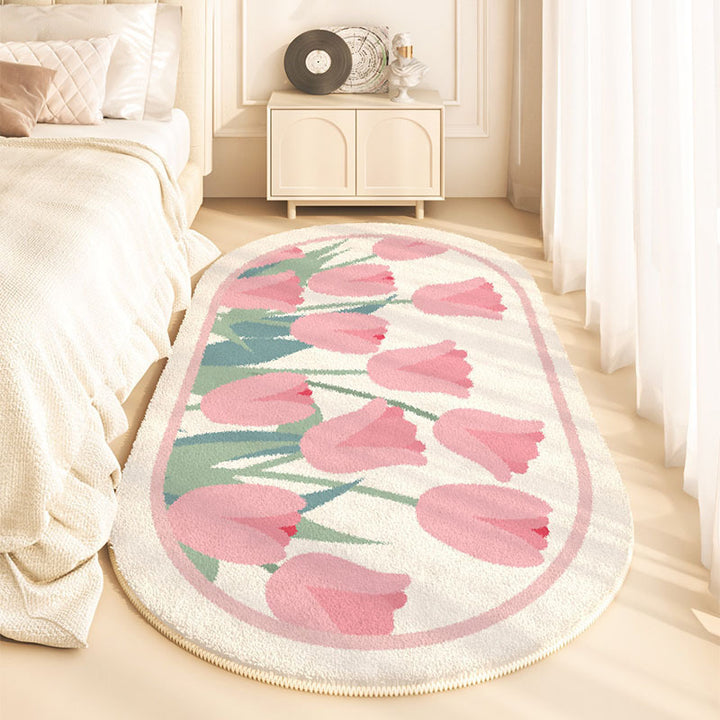 Plush Cartoon-Themed Area Rug