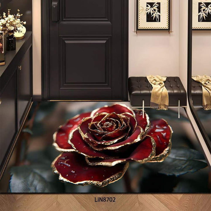 Floral Design Area Rug Kalsten