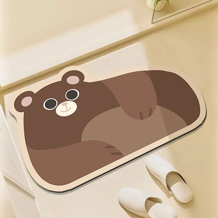 Fun Cat-Themed Decorative Floor Mat Kalsten
