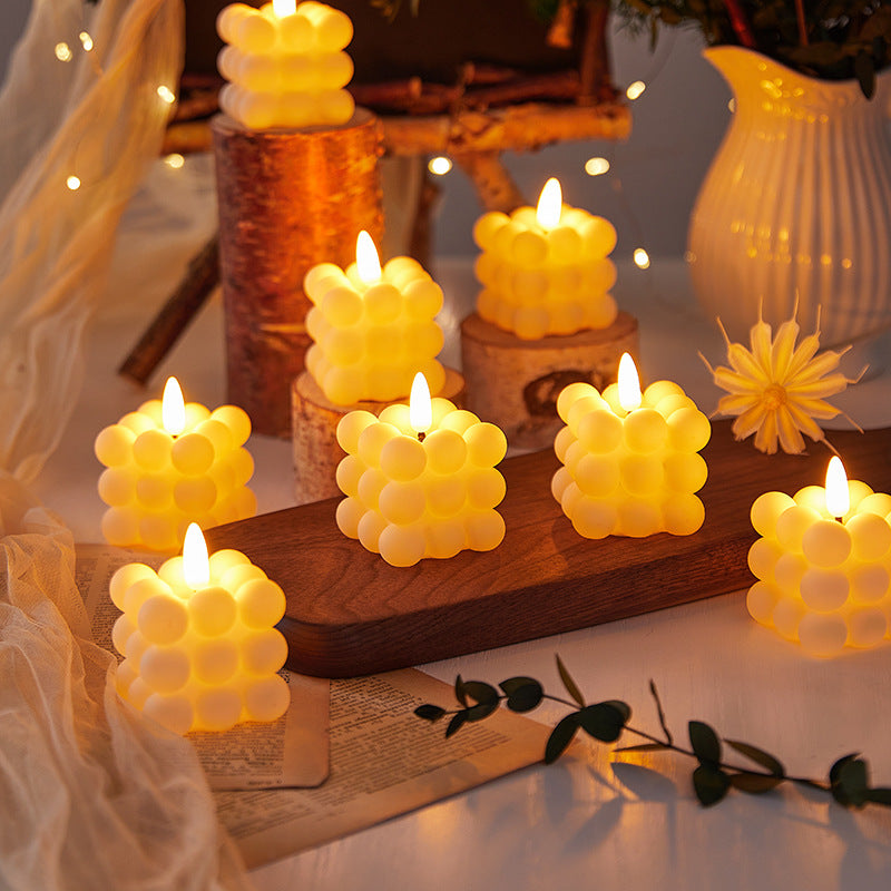 Elegant LED Tea Lights with Curved Design Kalsten