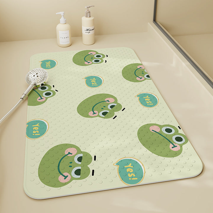 Floral Pattern Bath Mat Kalsten