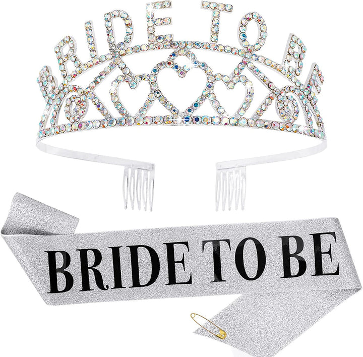 Women's Glittering Tiara with Heart Motifs Kalsten