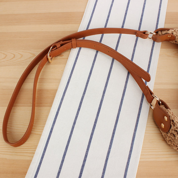 Hobo Bag Made of Handwoven Natural Material Kalsten