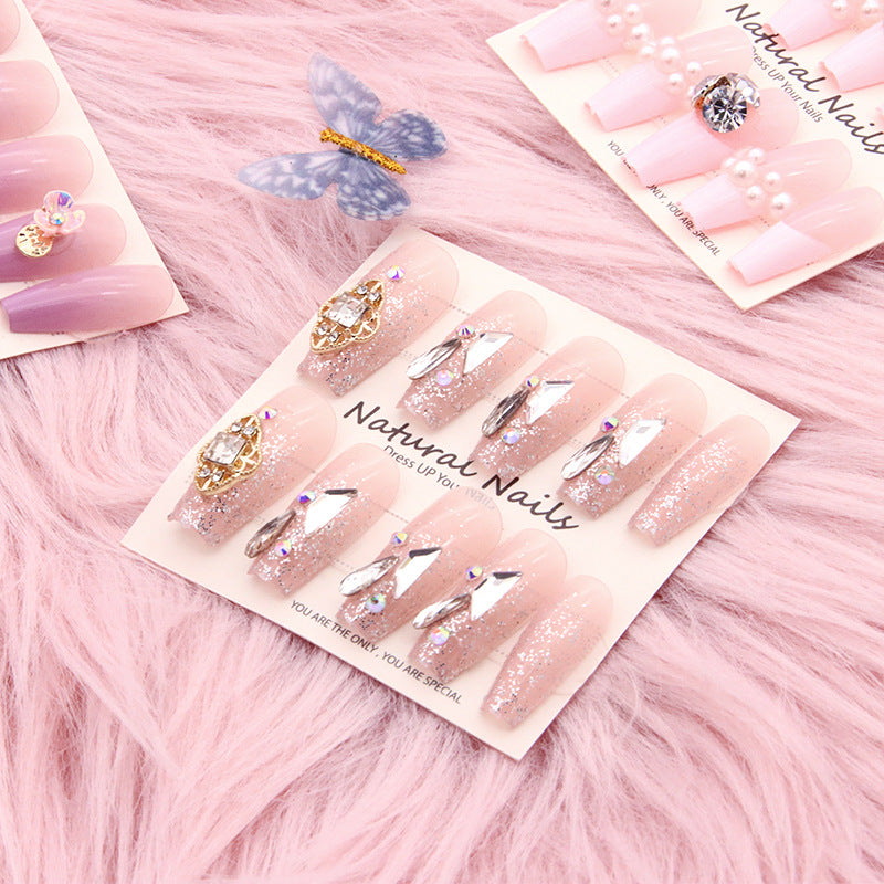 Elegant Pre-Designed Press-On Nail Set Kalsten