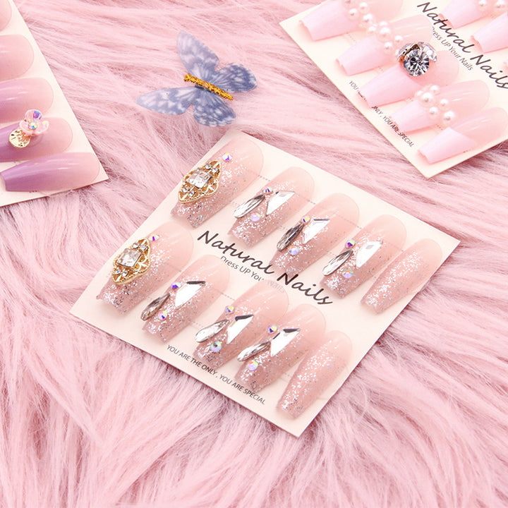 Elegant Pre-Designed Press-On Nail Set Kalsten