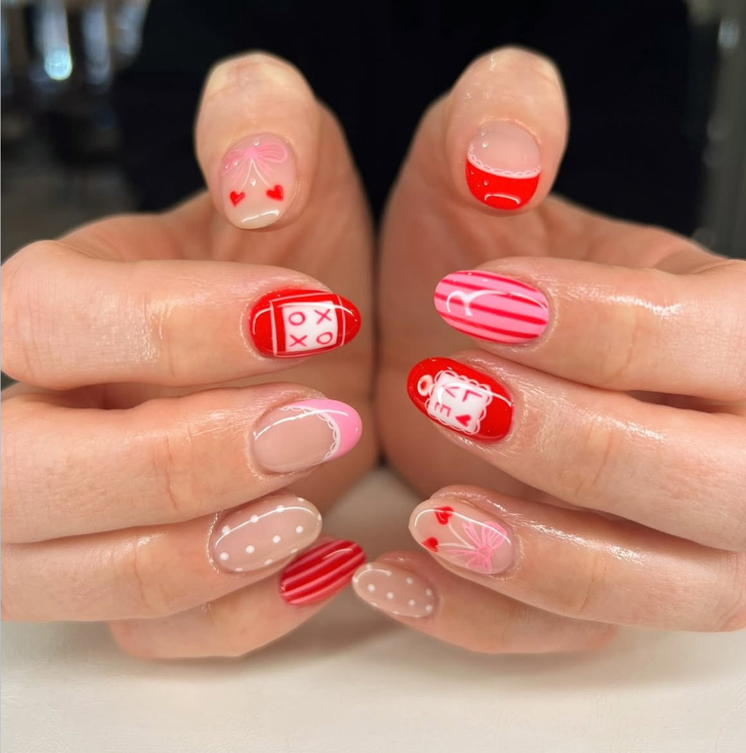 Festive Nail Art Design Kalsten