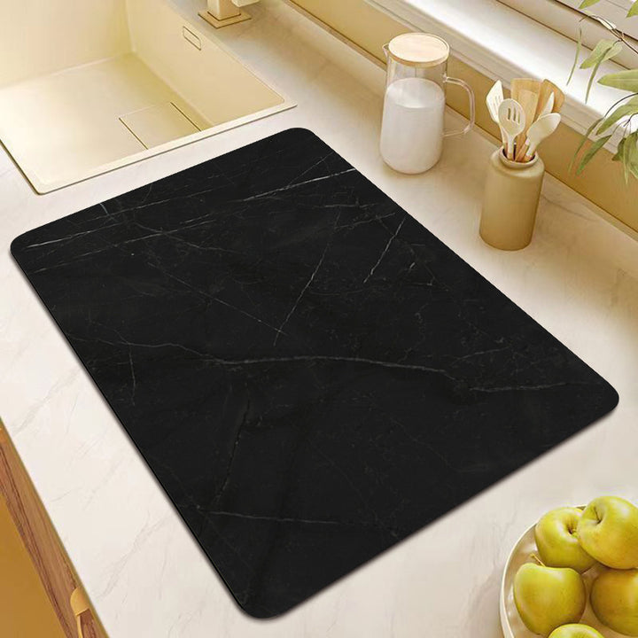 Premium Marble Print Kitchen Mat Kalsten