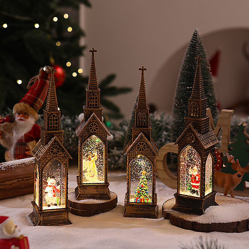 Illuminated Christmas Church Decoration Kalsten