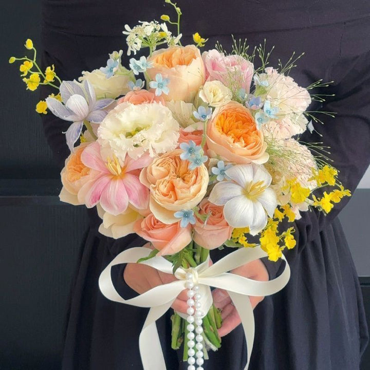 Elegant Artificial Flower Bridal Bouquet