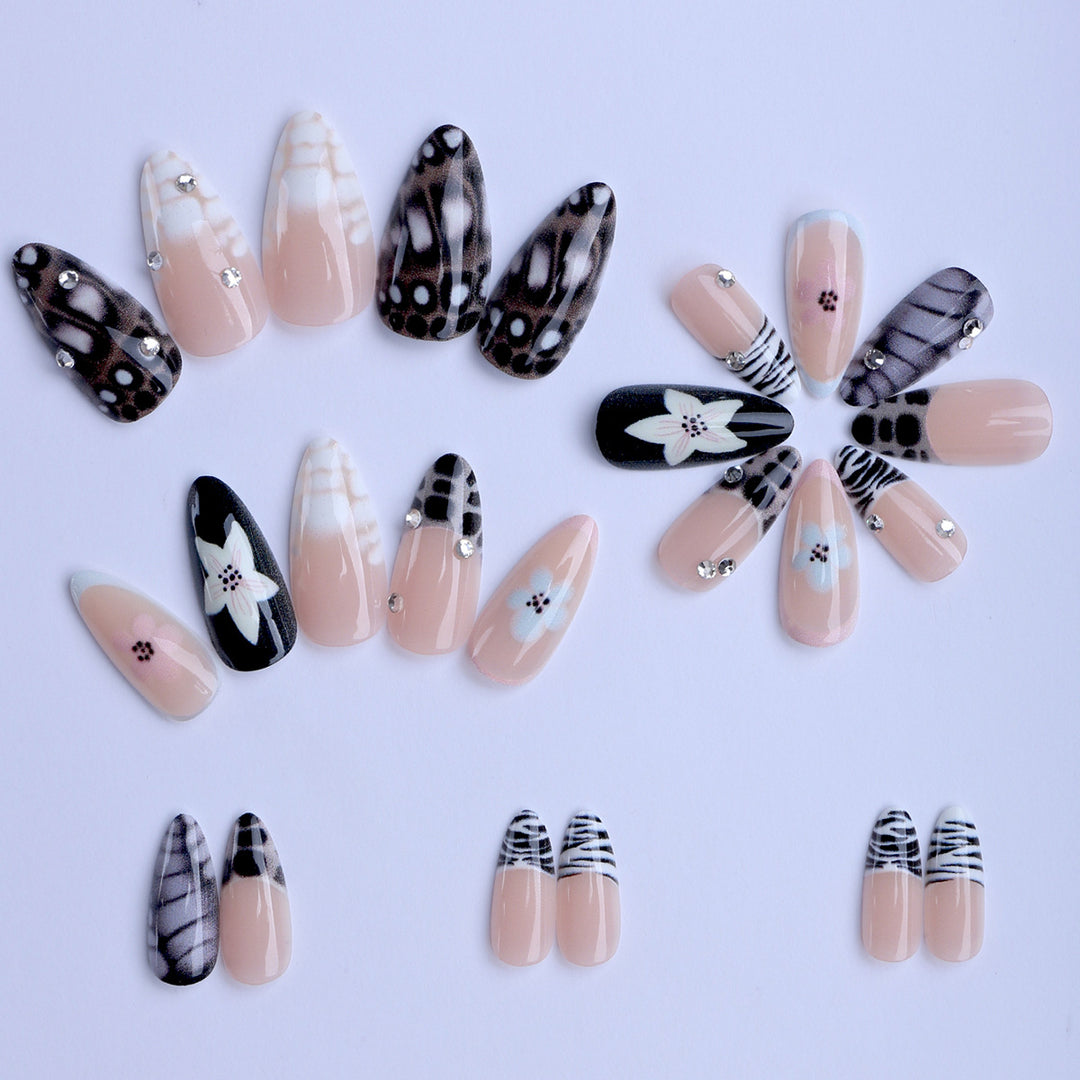 Nail art with elegant designs and embellishments Kalsten