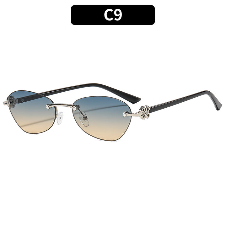 Elegant Geometric Frame Sunglasses