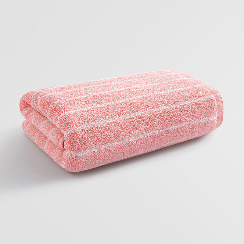 Women's Velour Bath Towel with Striped Design Kalsten