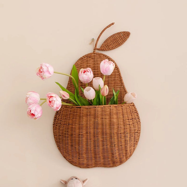 Decorative flower basket with handle Kalsten