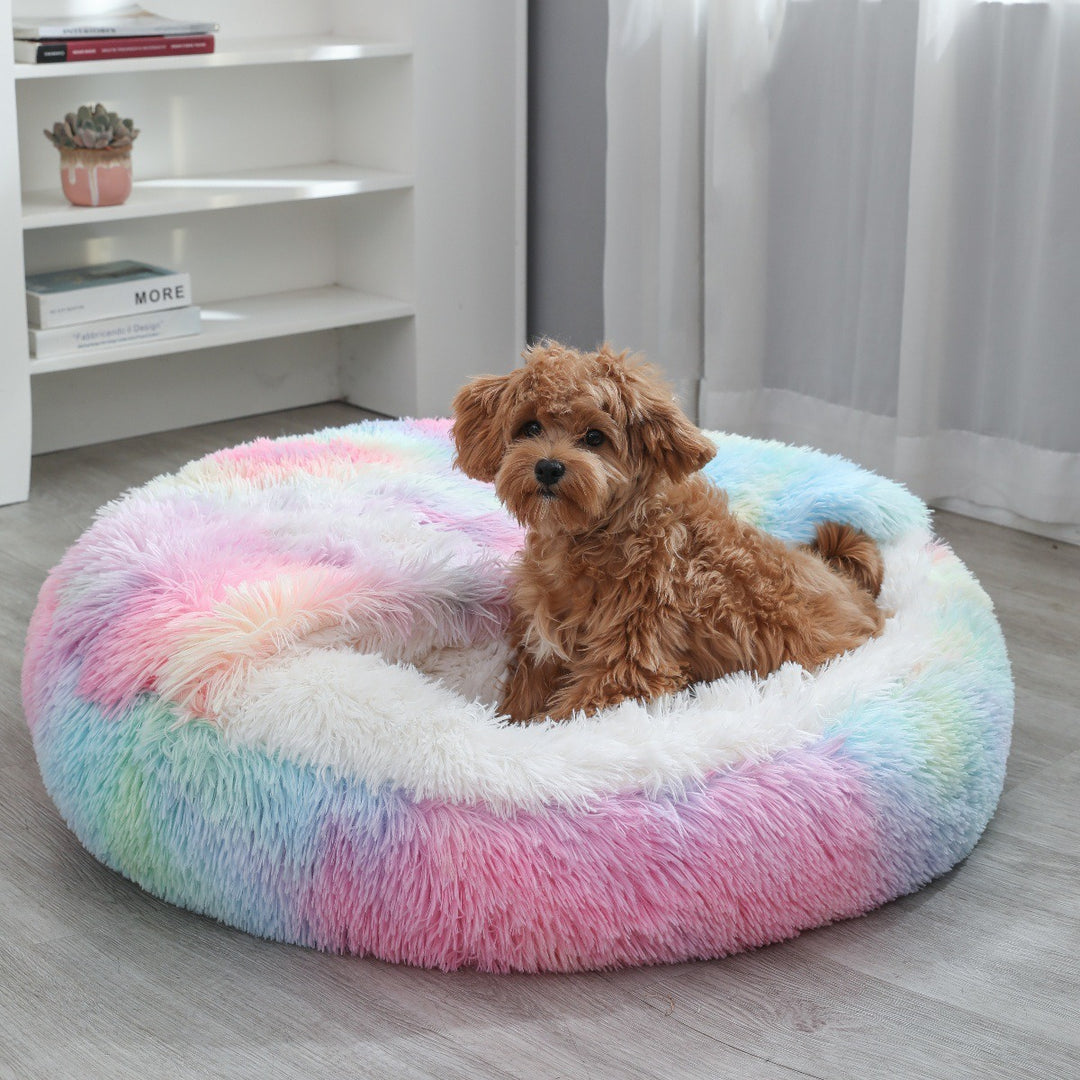 Women's cozy round pet bed Kalsten